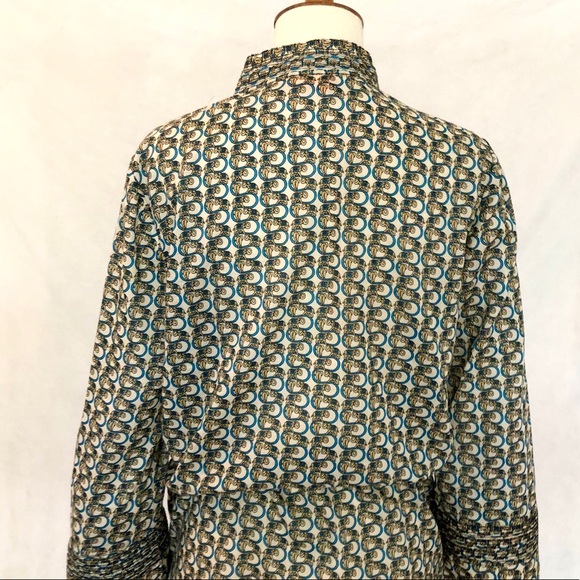 Tory Burch Adelaide Elephant Pattern Tunic - Picture 5 of 8